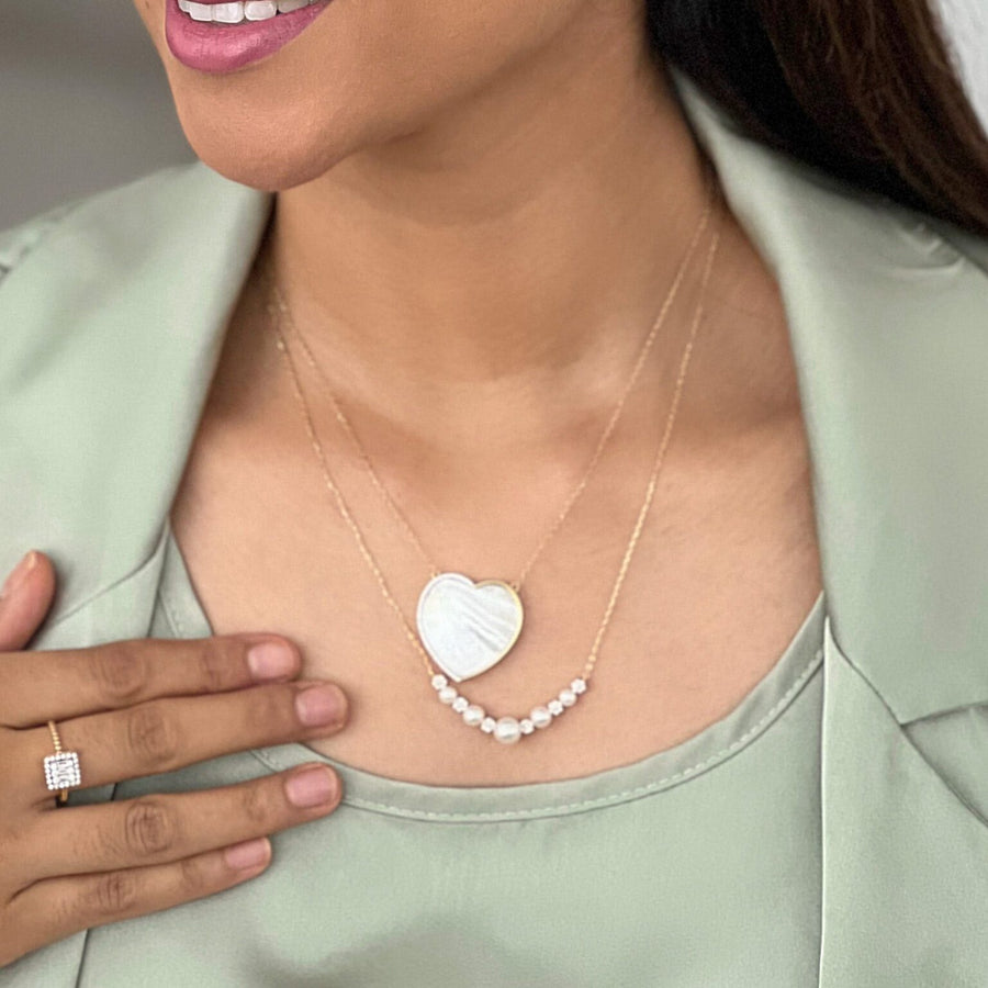 pearl diamondnecklace