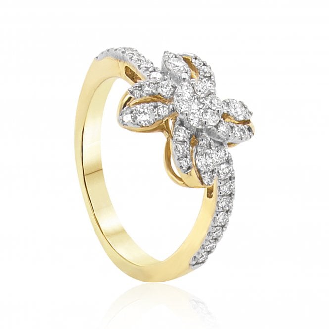 Floral Diamond Ring