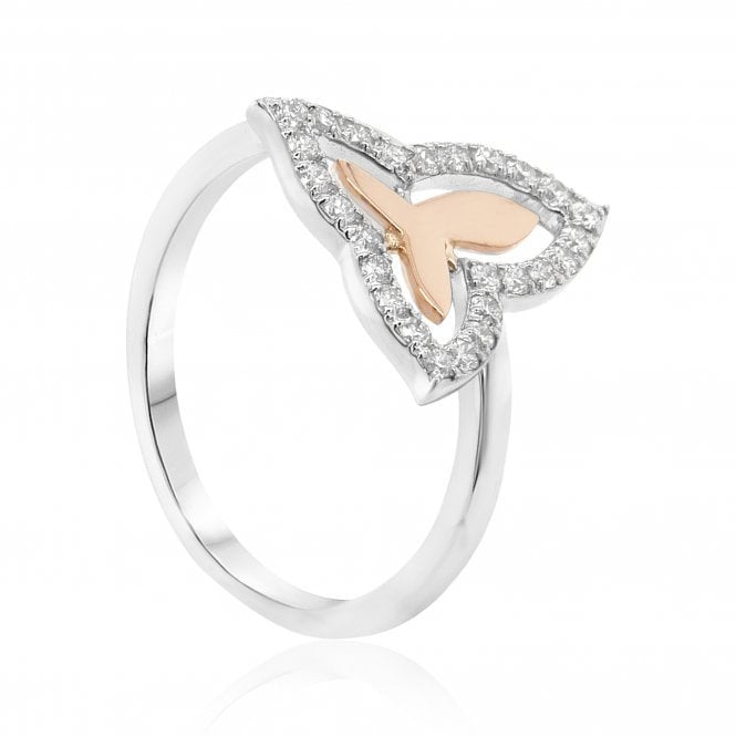 18K Two-toned Designer Diamond Ring