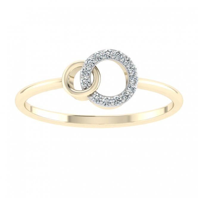 Dainty Chain Diamond Ring