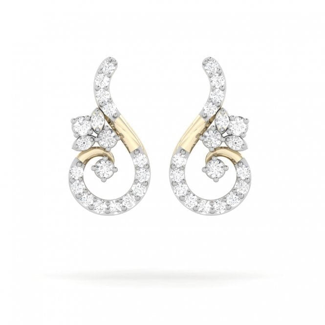 Bella Flora Diamond Earrings