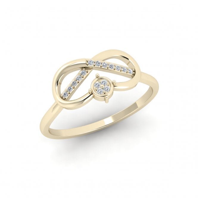 Fire Knot Diamond Ring