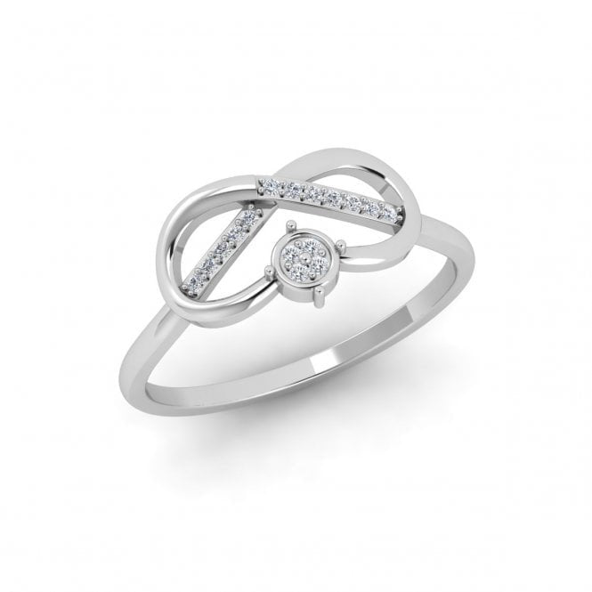 Fire Knot Diamond Ring