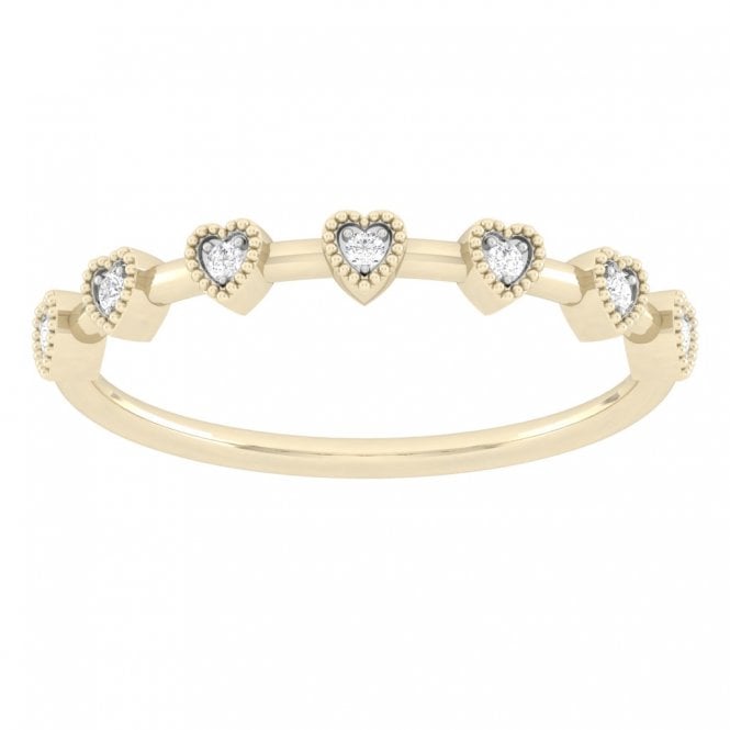 Heart Constellation Diamond Ring