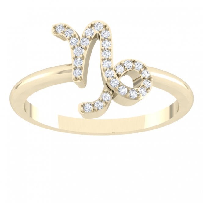 Zodiac Capricorn Diamond Ring