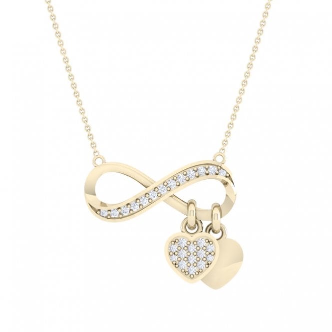 Infinity Love Diamond Necklace