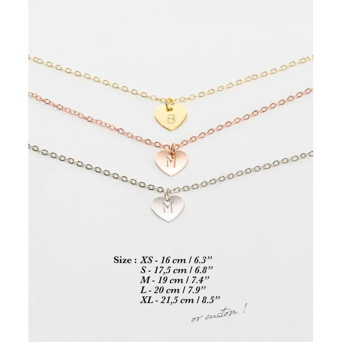 Golden Heart Chain Bracelet