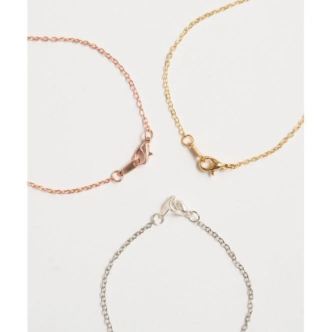 Golden Heart Chain Bracelet