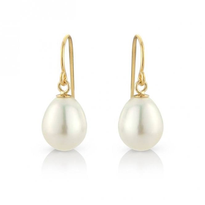 gold studs with pearl