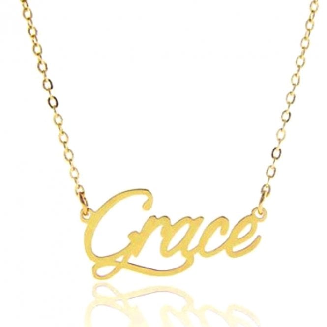 Gold Name Necklace