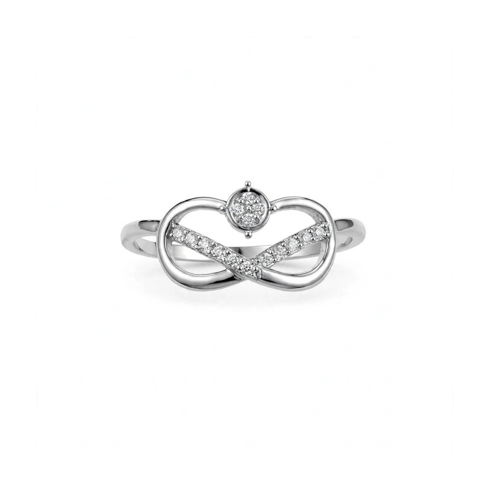 Infinite Heart Diamond Ring