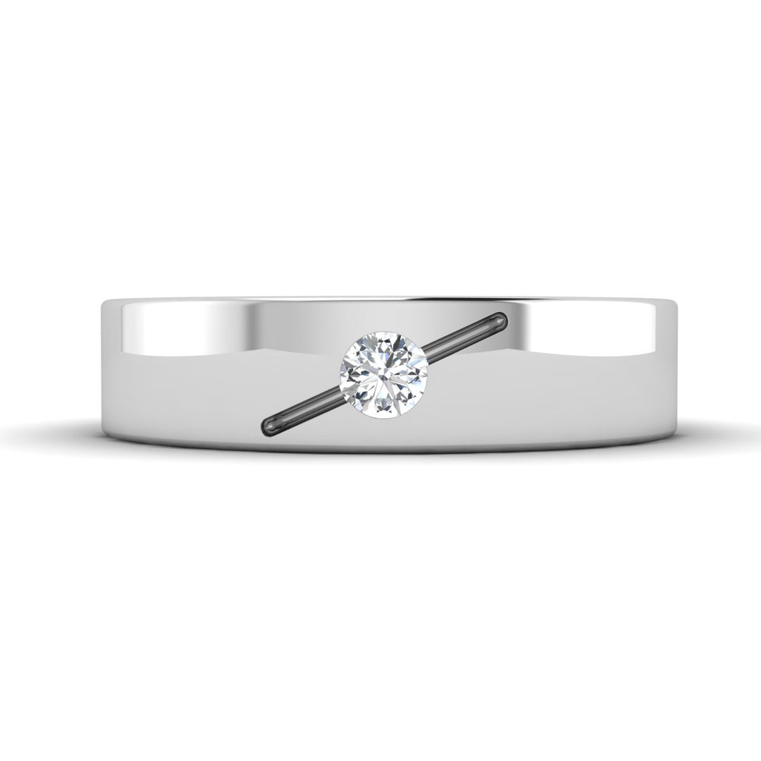 Diamond Wedding Band for Men