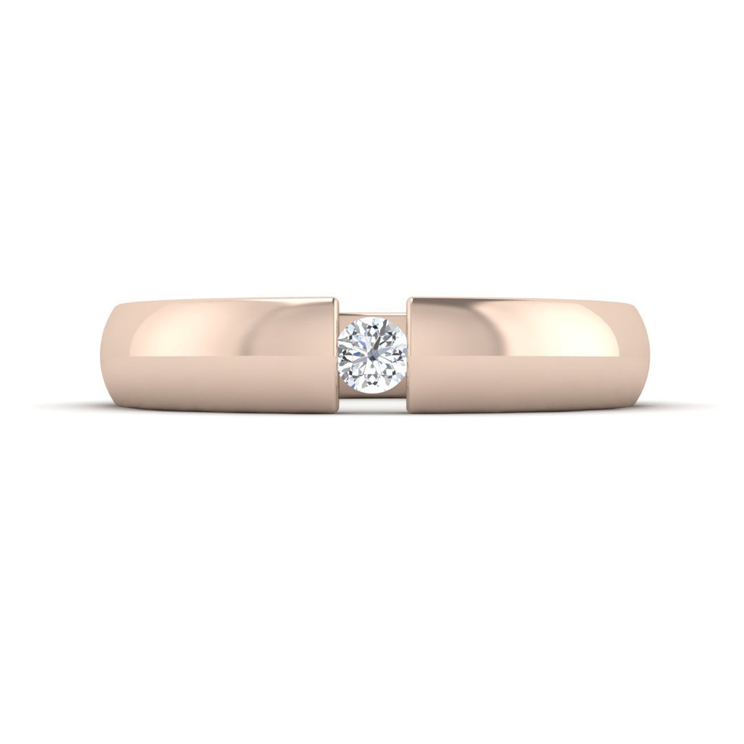 Diamond Wedding Band for Men