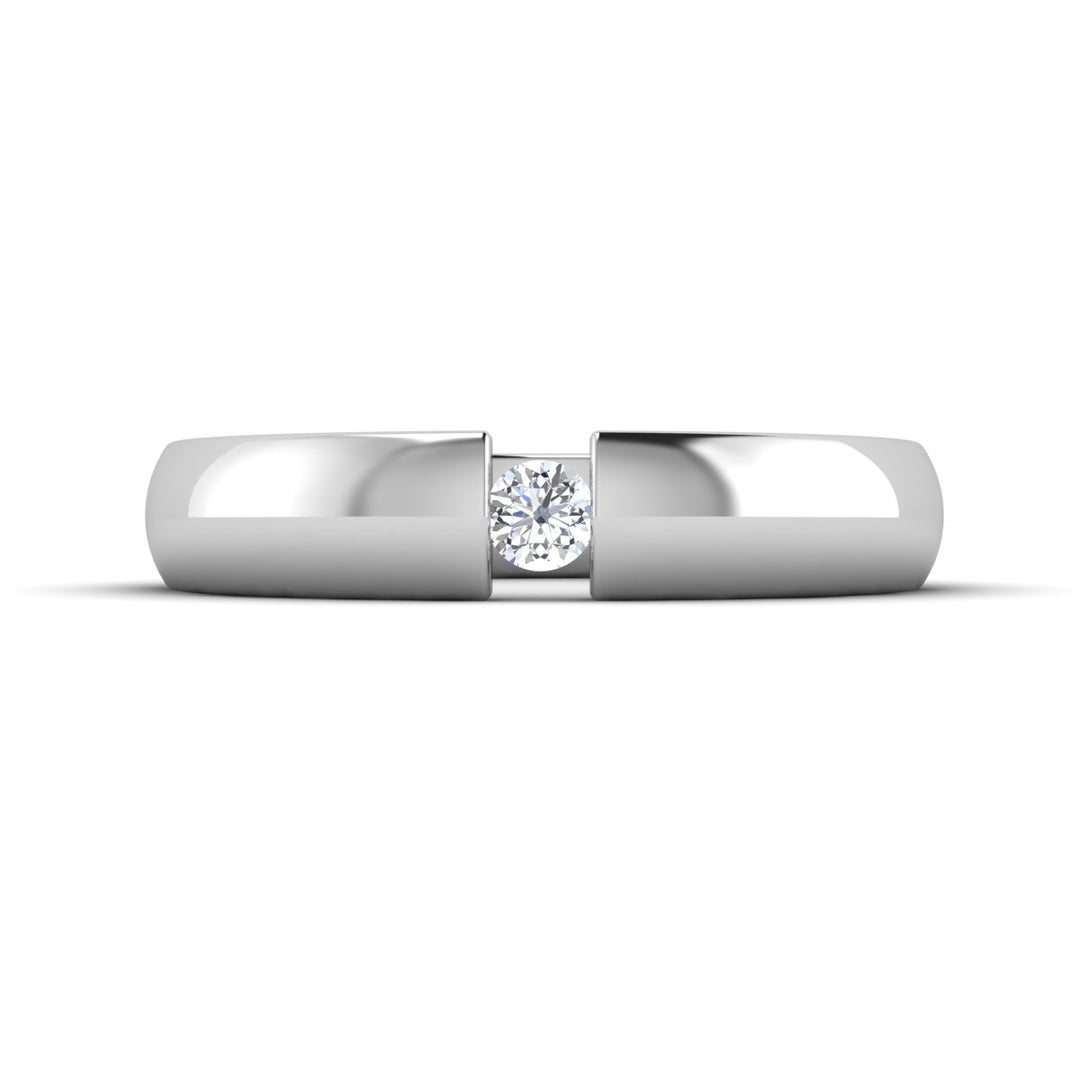 Diamond Wedding Band for Men