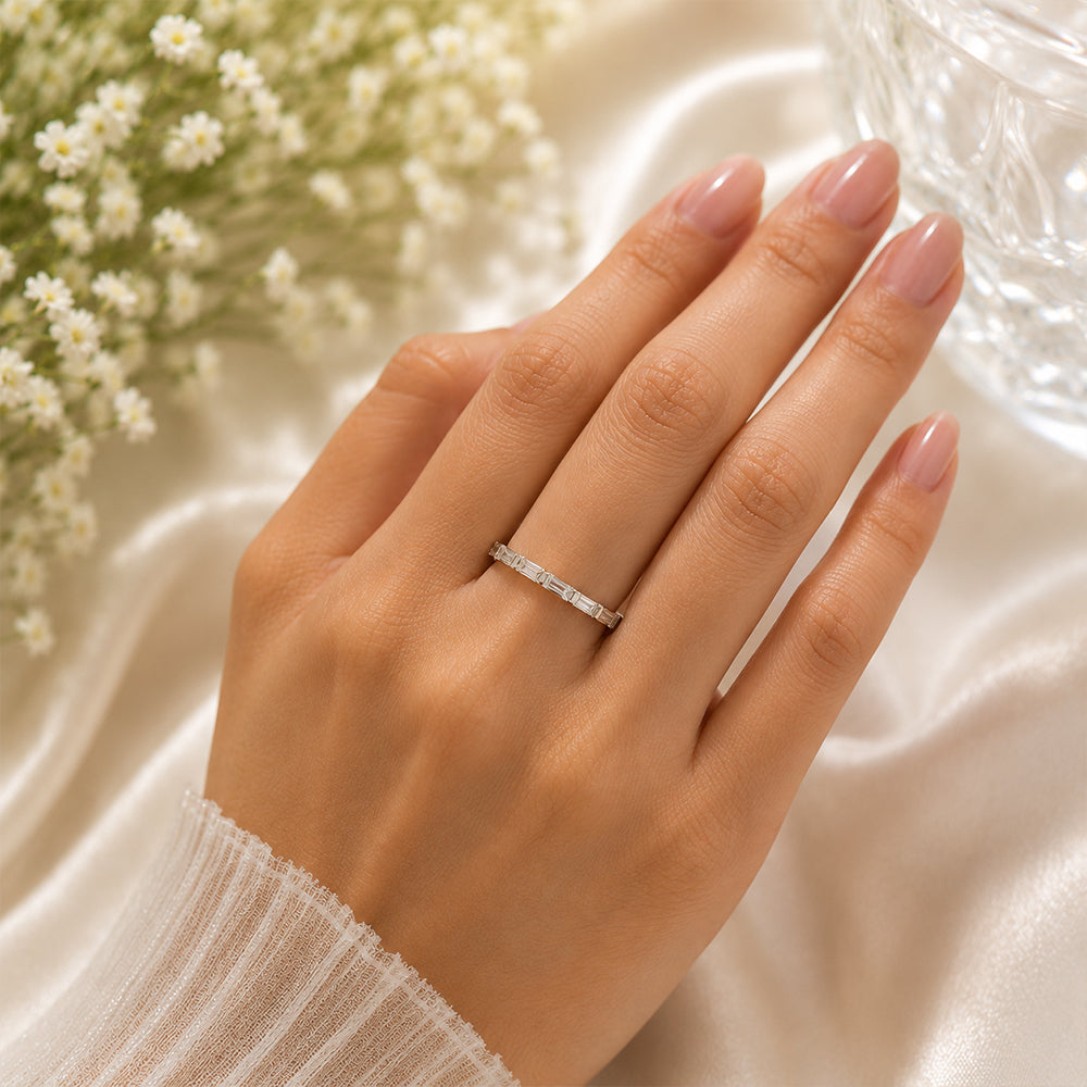 Baguette Cut Diamond Eternity Band