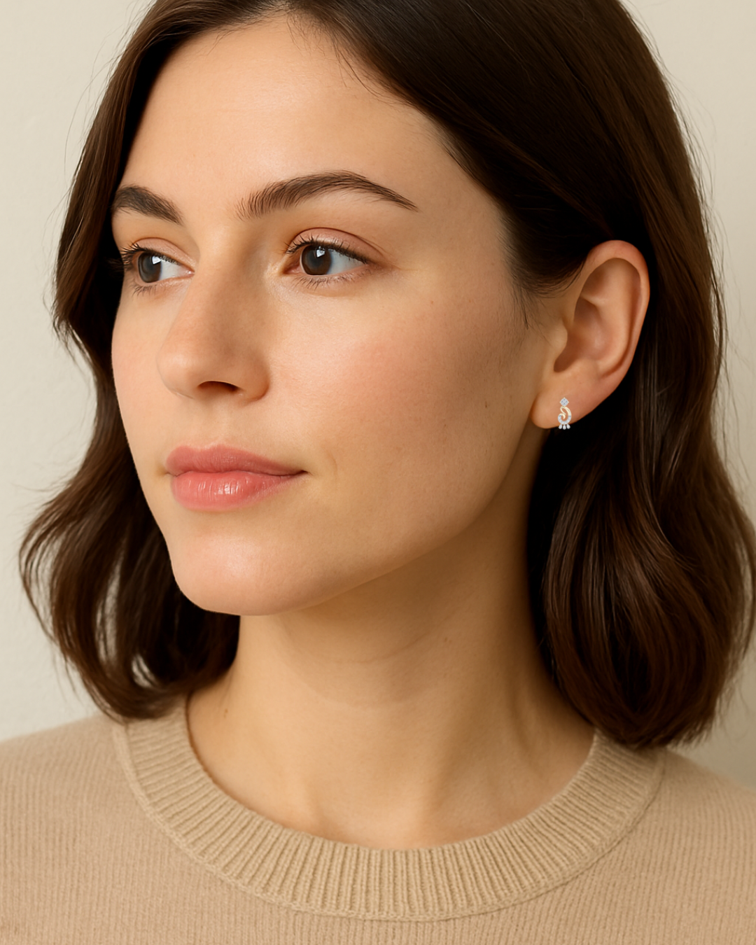 Glimmer Chic Charm Diamond Earrings