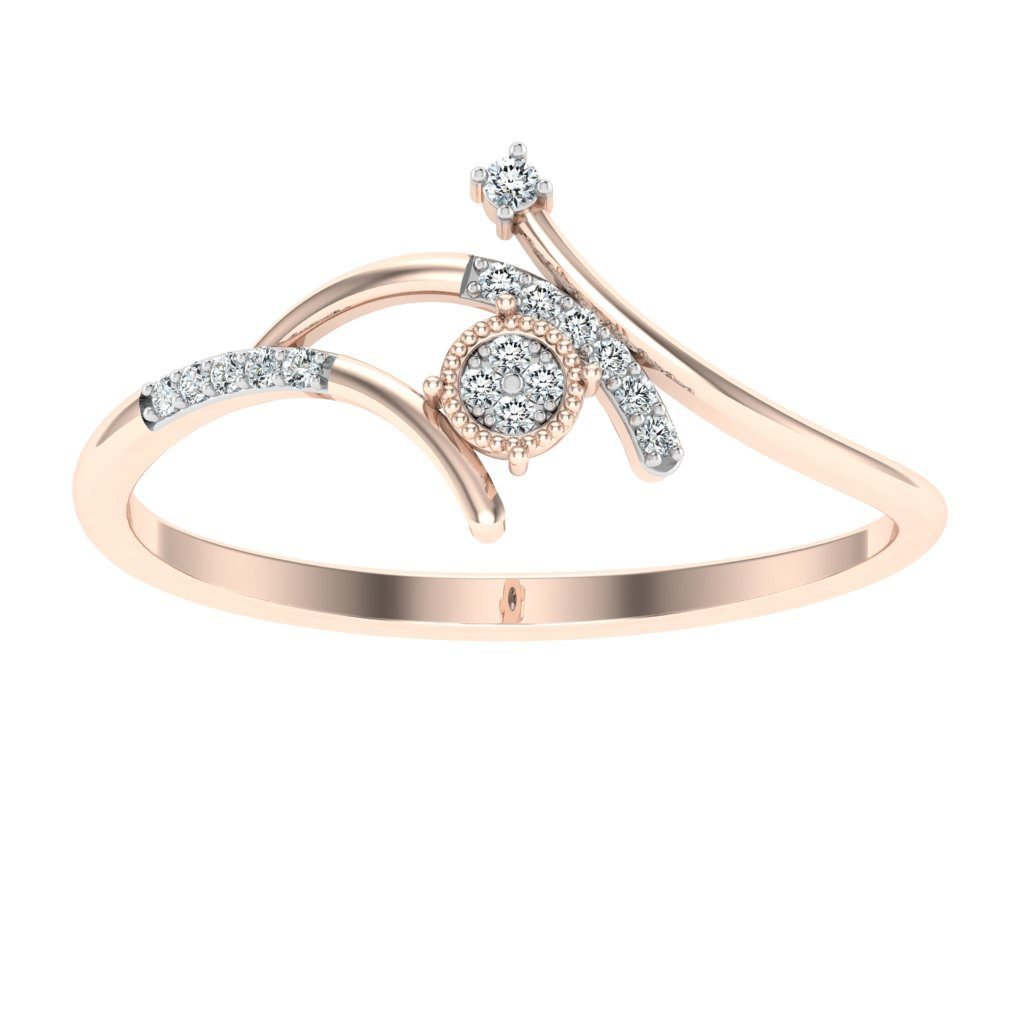 Delicate Milgraine Diamond Ring