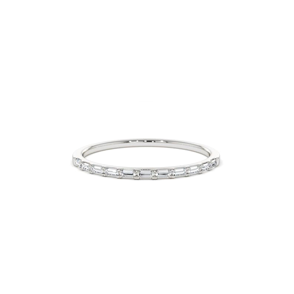 Baguette Diamond Wedding Band