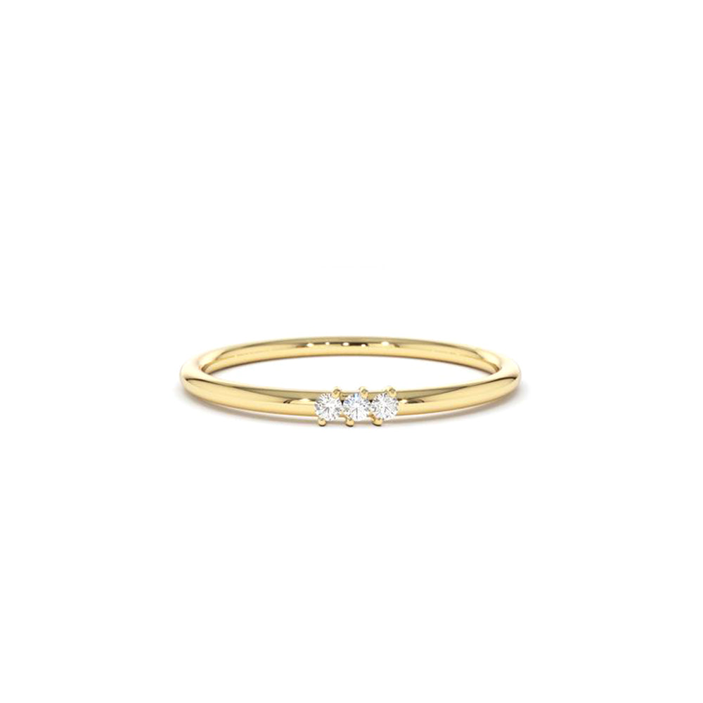 Dainty Diamond Stacking Ring