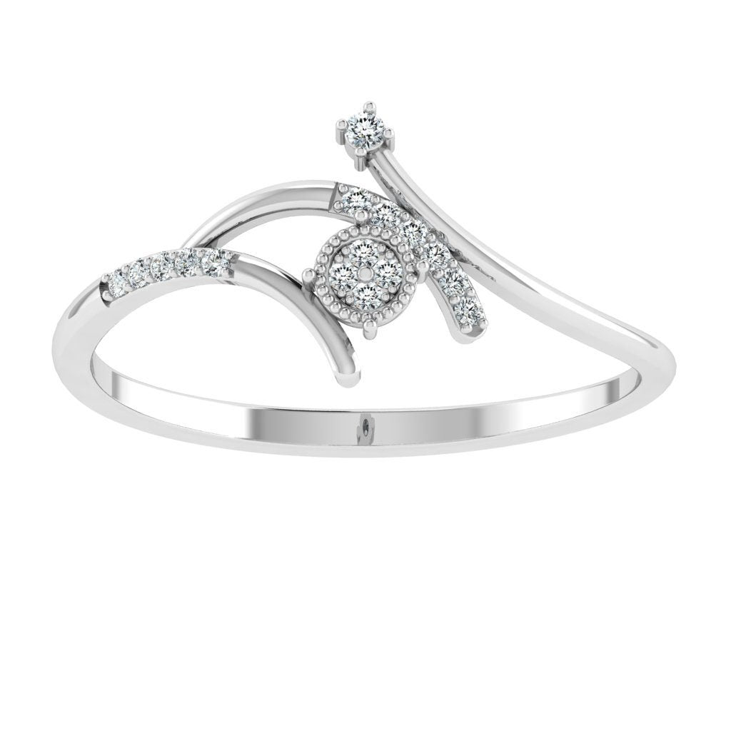 Delicate Milgraine Diamond Ring