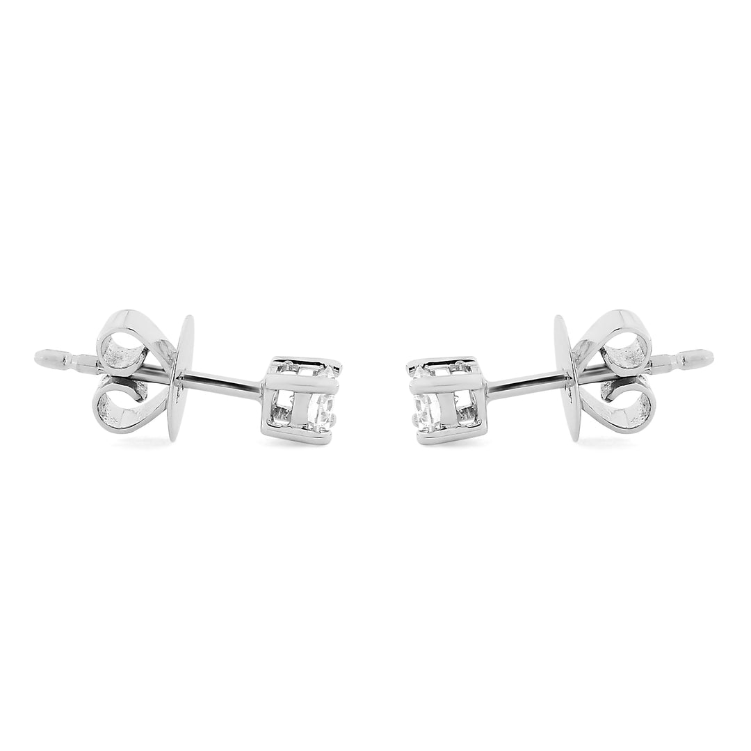 0.34 CT. T.W. Diamond Solitaire Stud Earrings