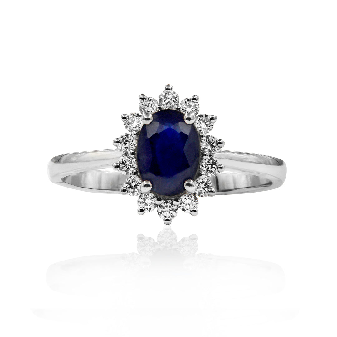 Diana Blue Sapphire Ring