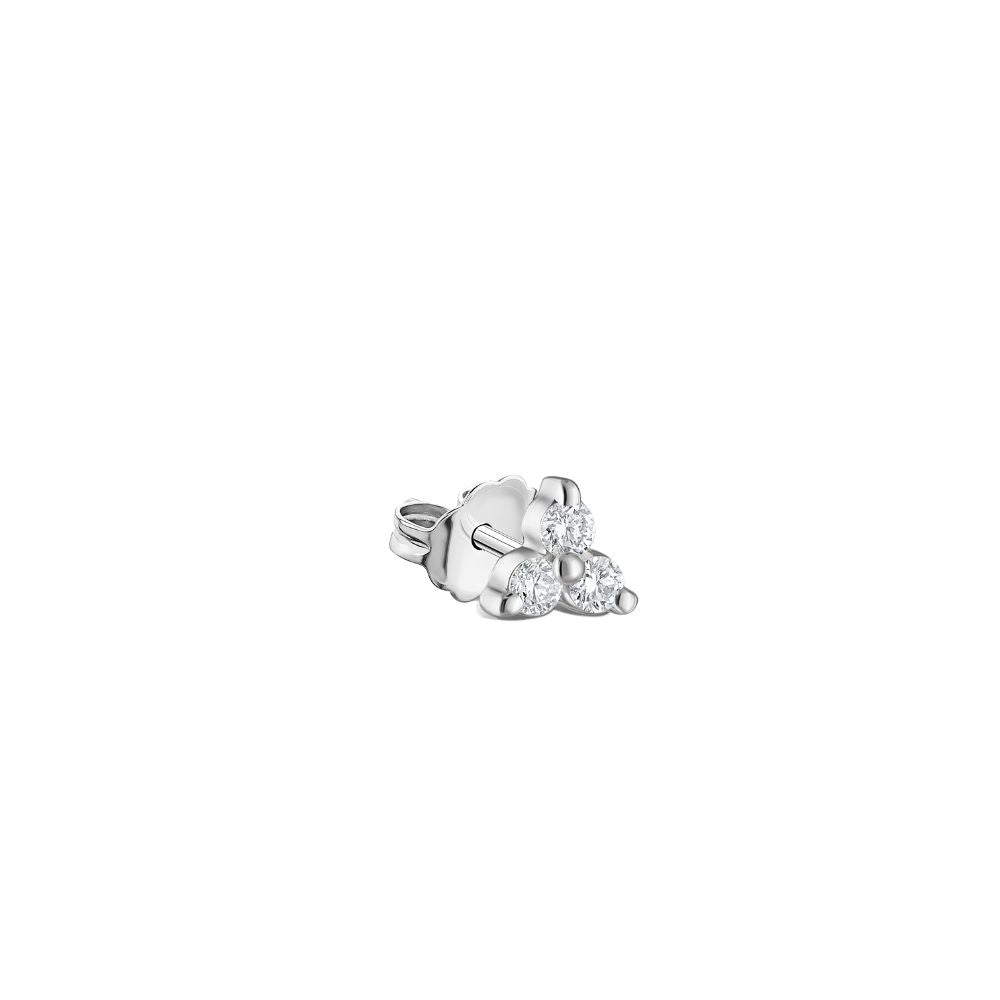 Triangle Diamond Cluster Earring