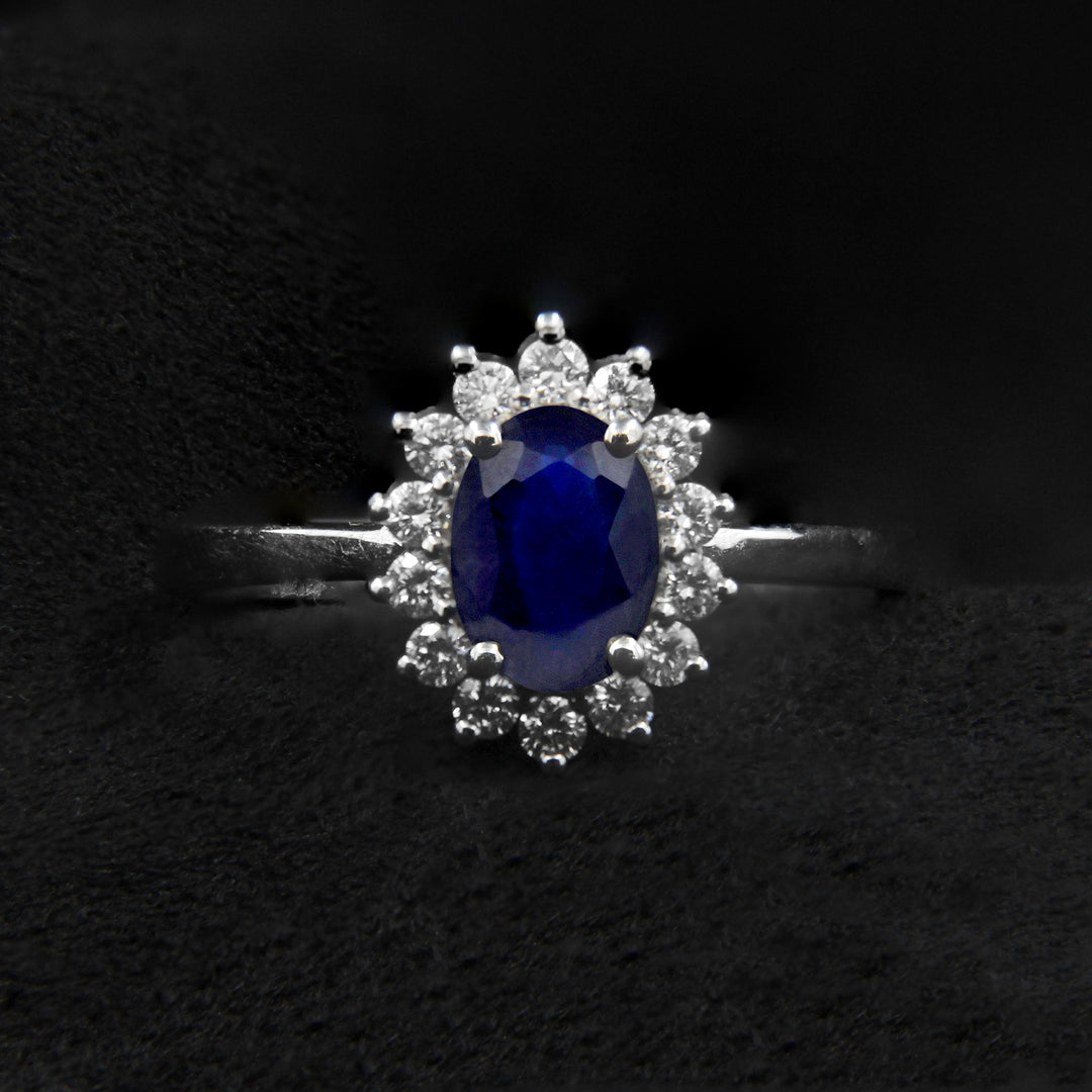 Diana Blue Sapphire Ring