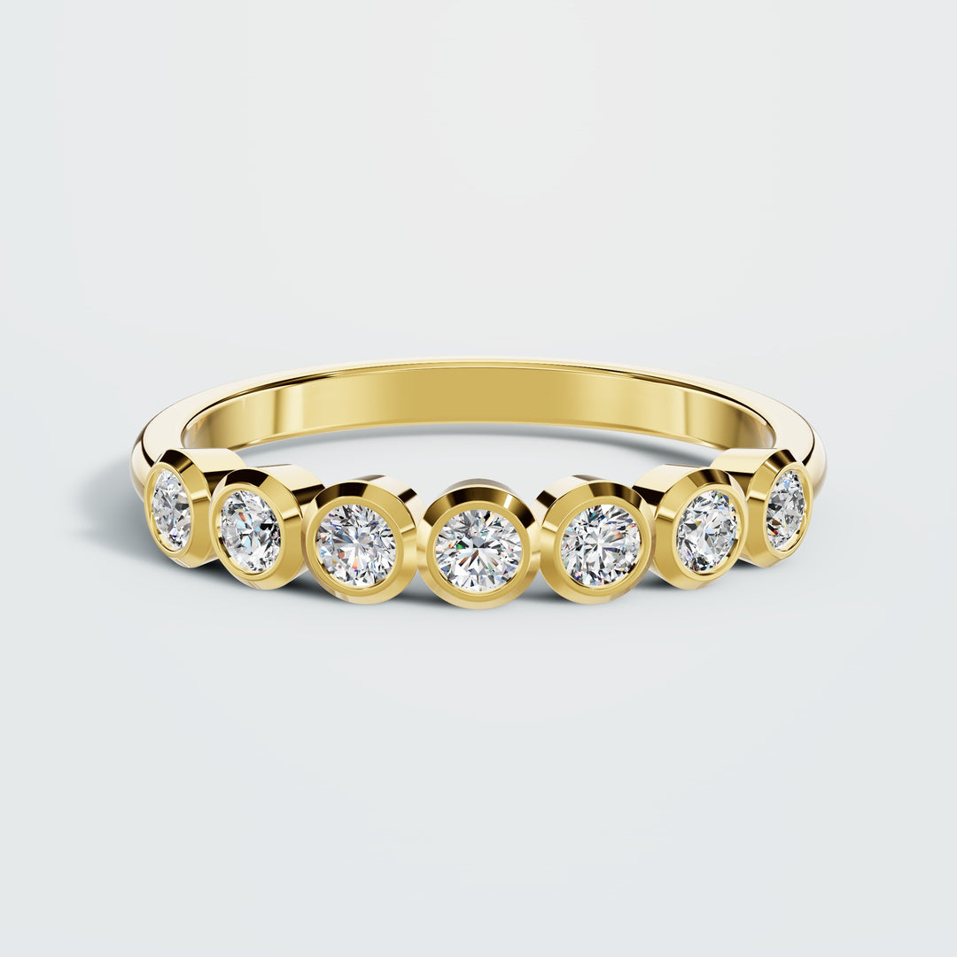 Brilliant 7 Half Eternity Ring