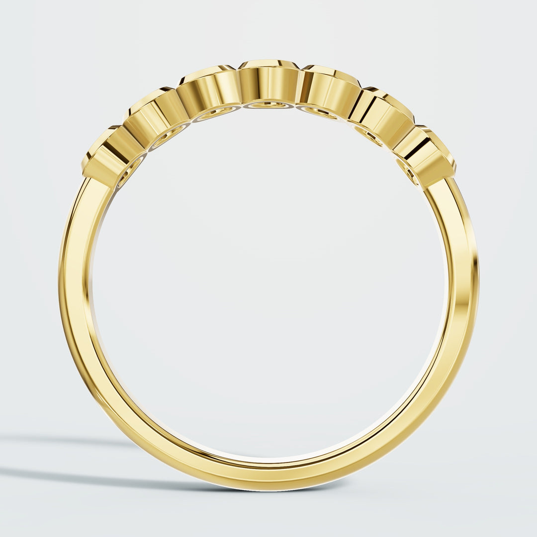 Brilliant 7 Half Eternity Ring
