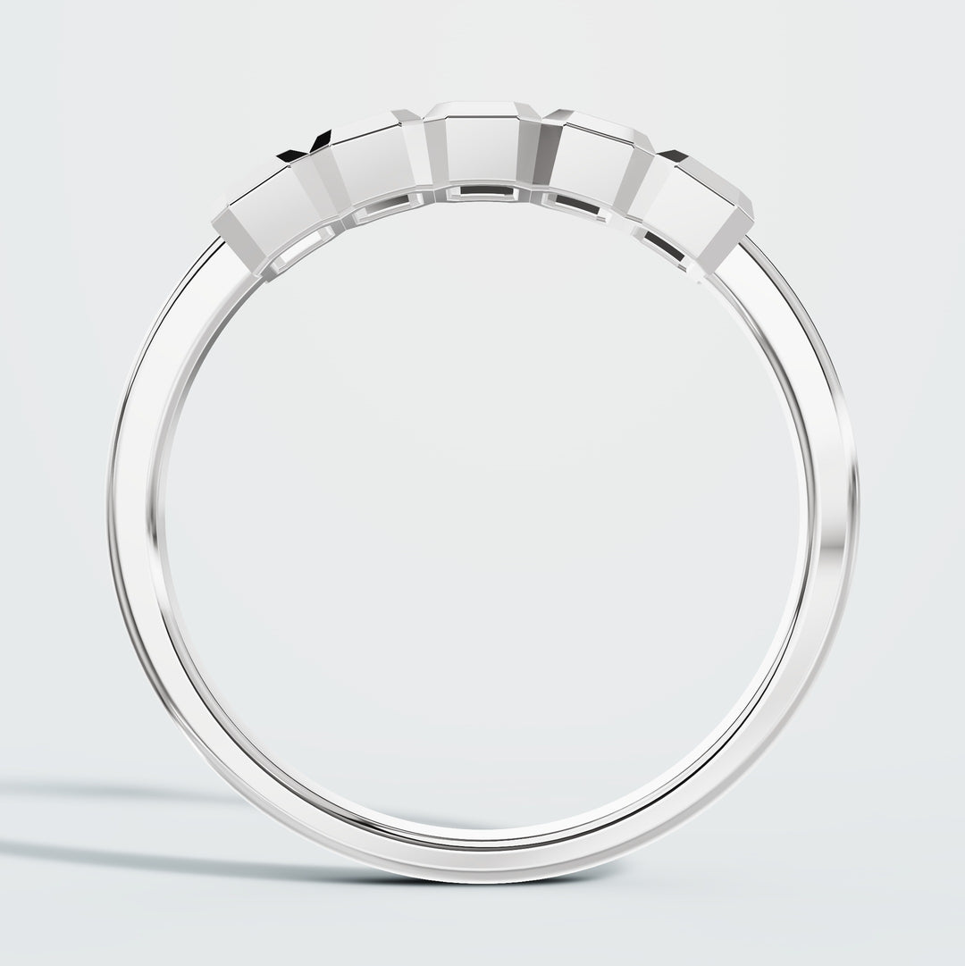 Small 5-Stone Emerald Cut