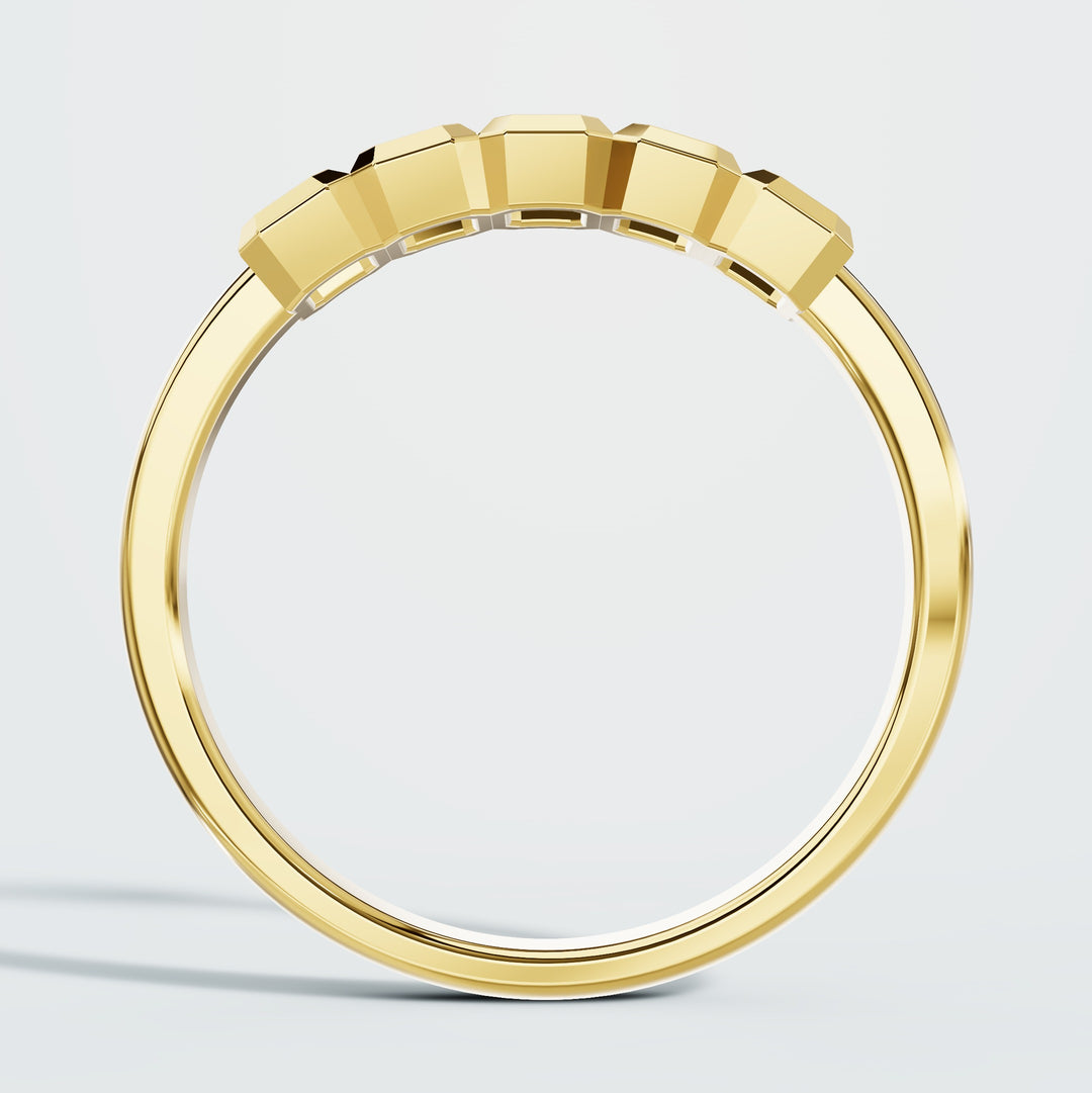 Small 5-Stone Emerald Cut