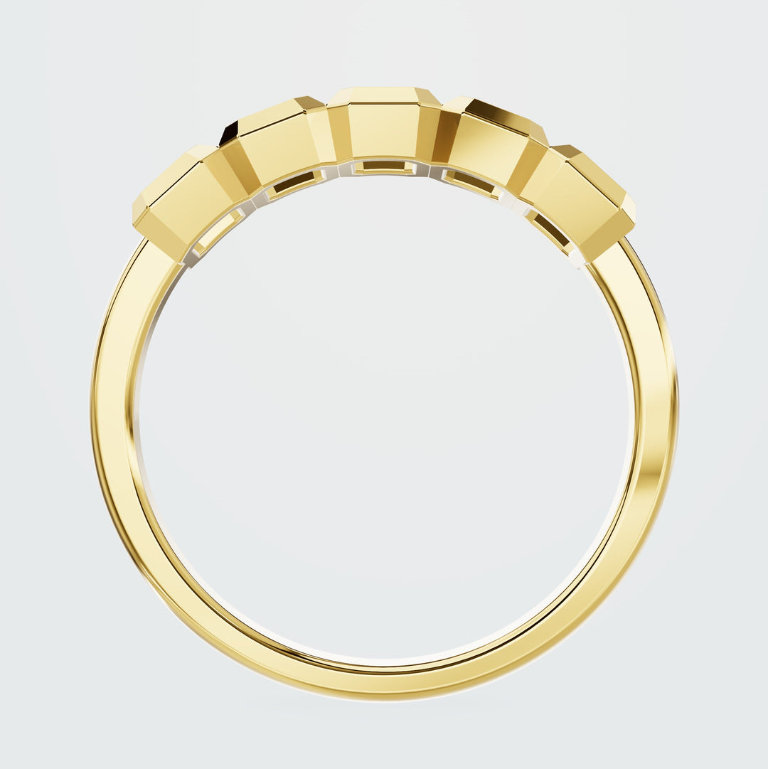 5-Stone Emerald Cut Ring