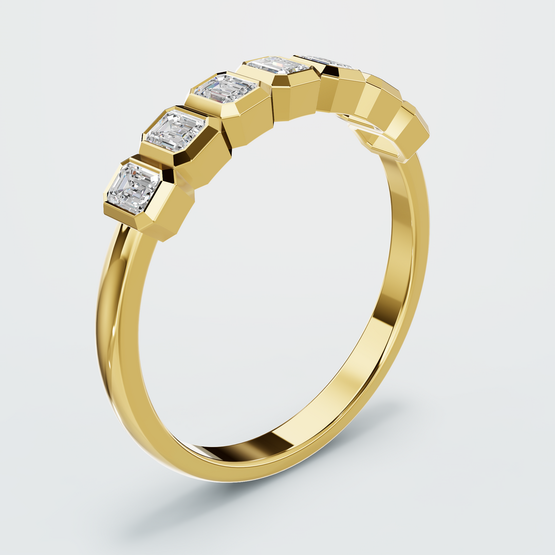 Hailey Emerald Diamond Ring