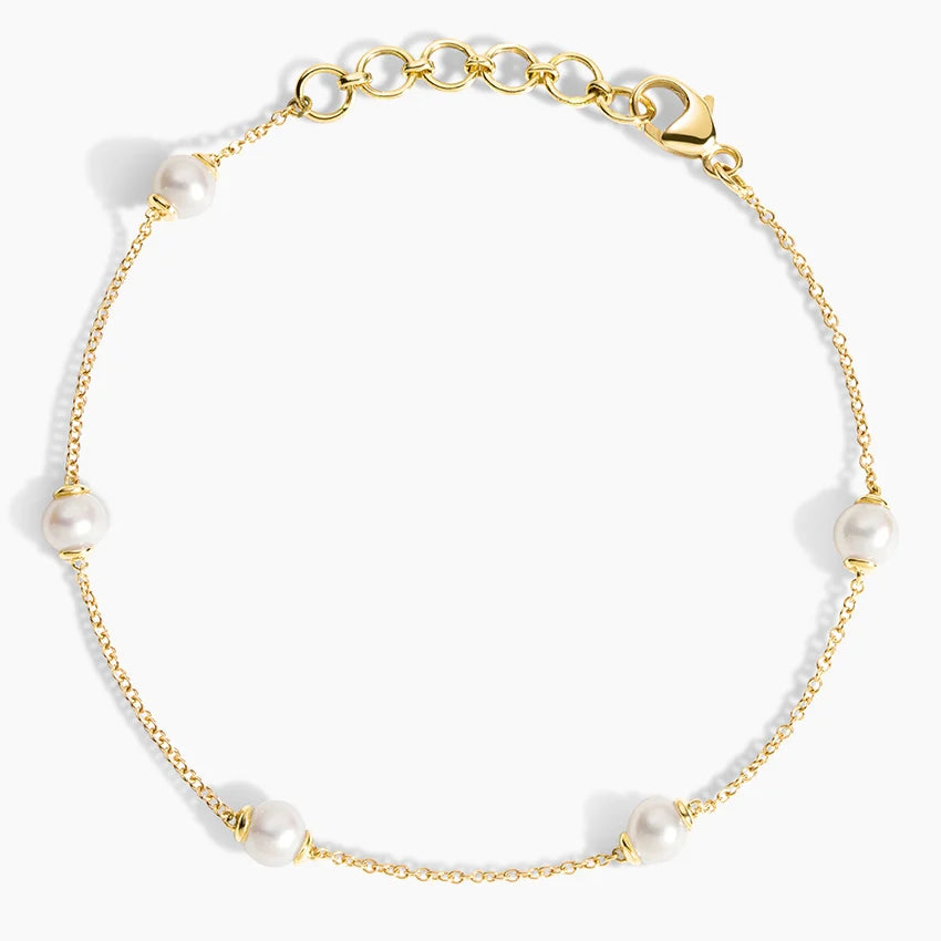 Lucky 18K Pearl Gold Bracelet