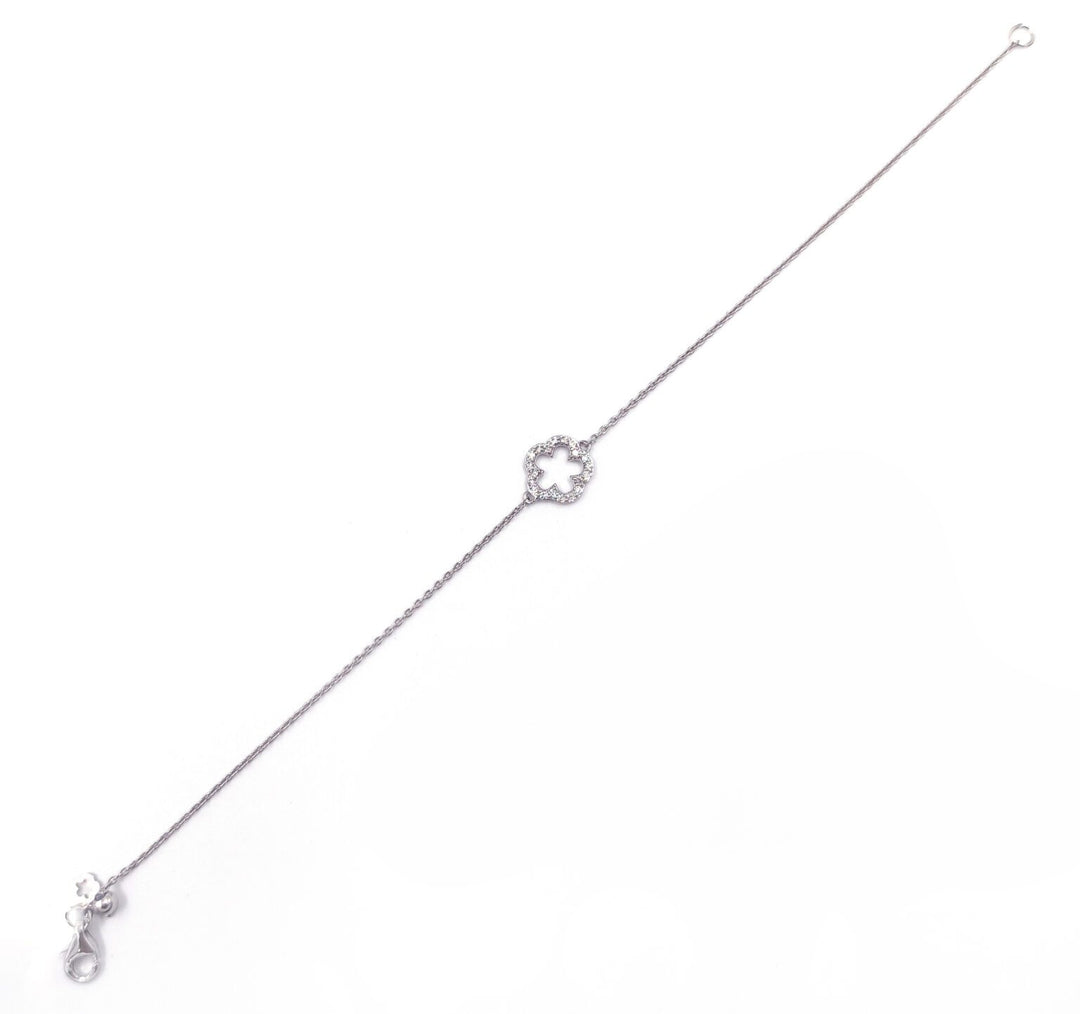 Delicate Flower Diamond Bracelet
