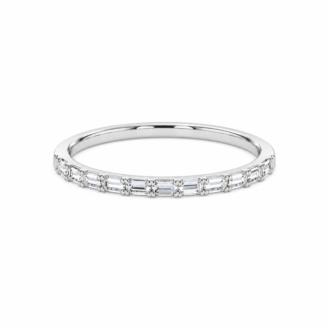 Baguette Diamond Wedding Band