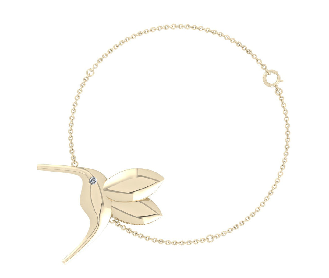 Dainty Peace Dove Bracelet