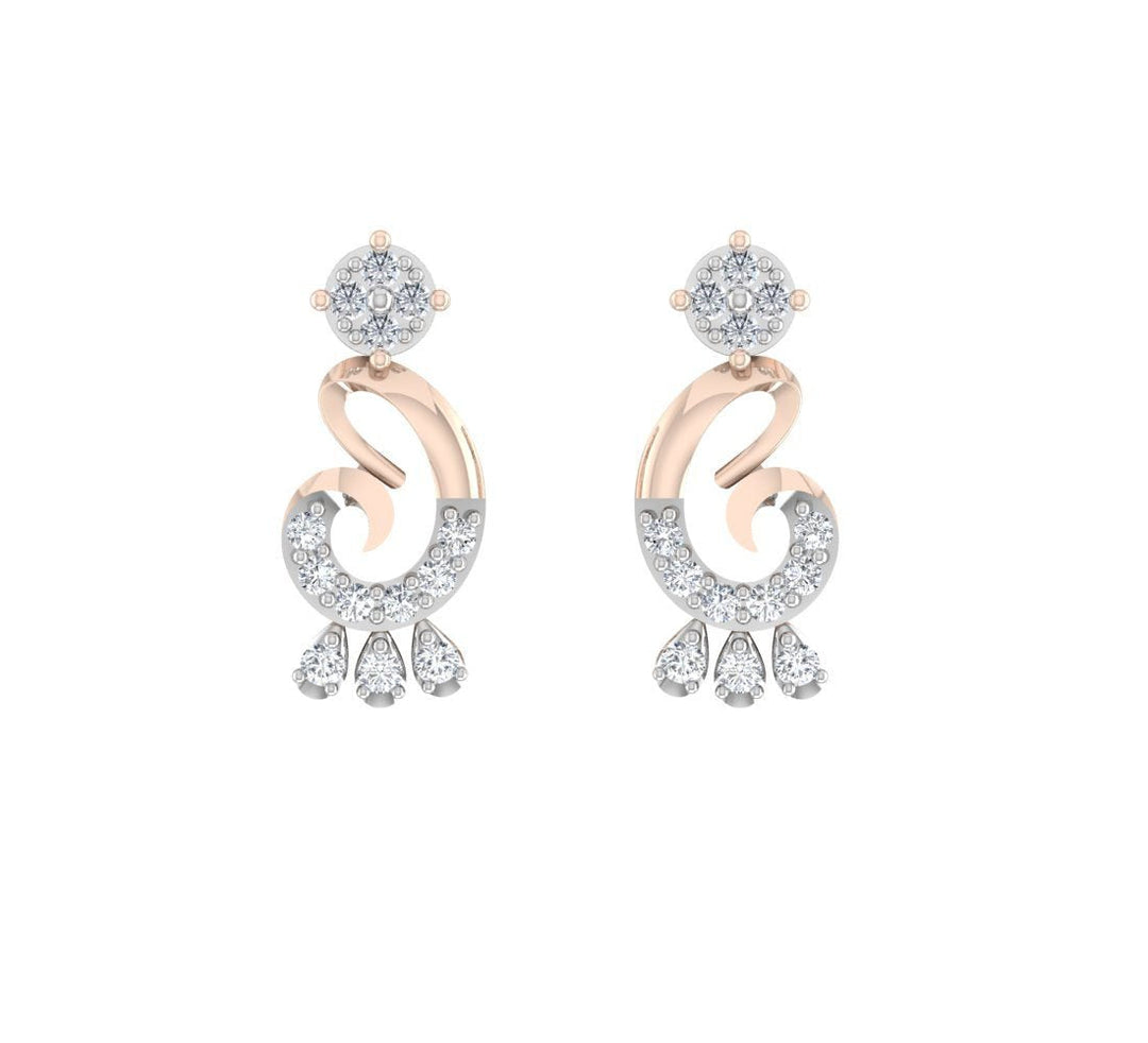 Glimmer Chic Charm Diamond Earrings