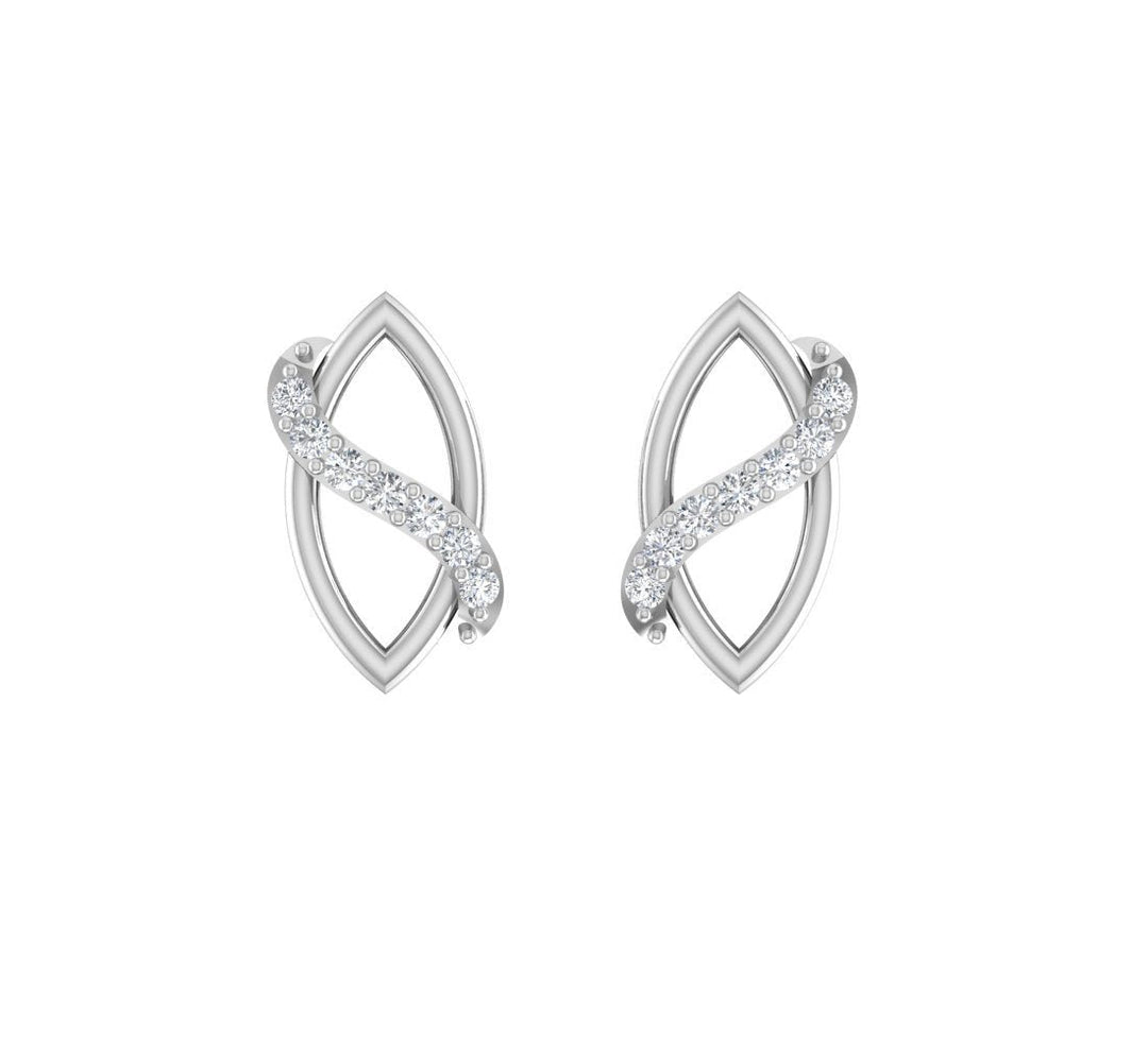 Amore Marquise Charm Diamond Earrings