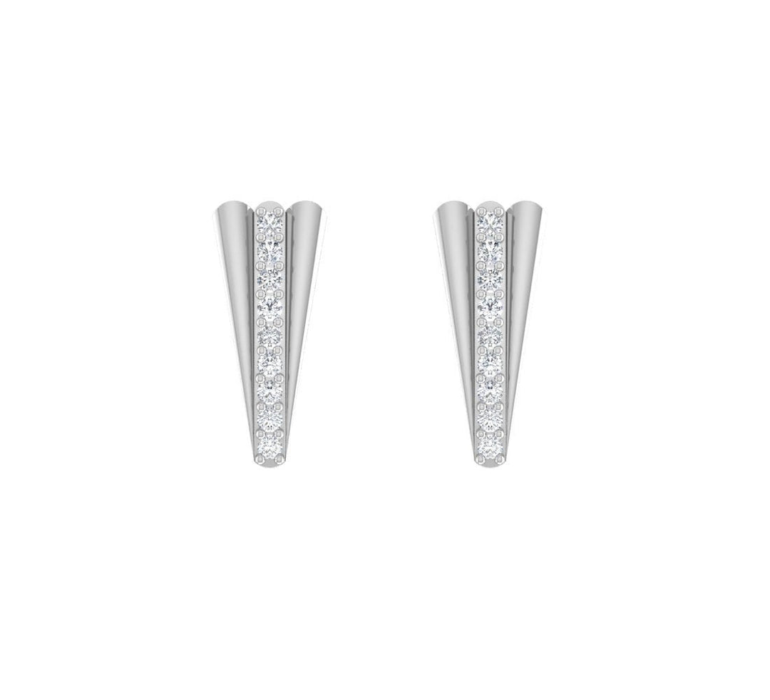 Elegant Dainty Charm Diamond Earrings