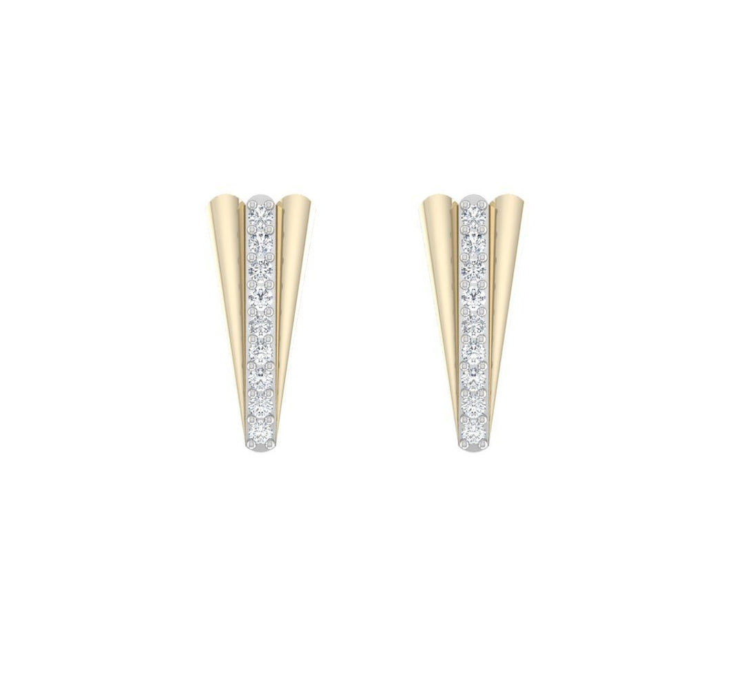 Elegant Dainty Charm Diamond Earrings