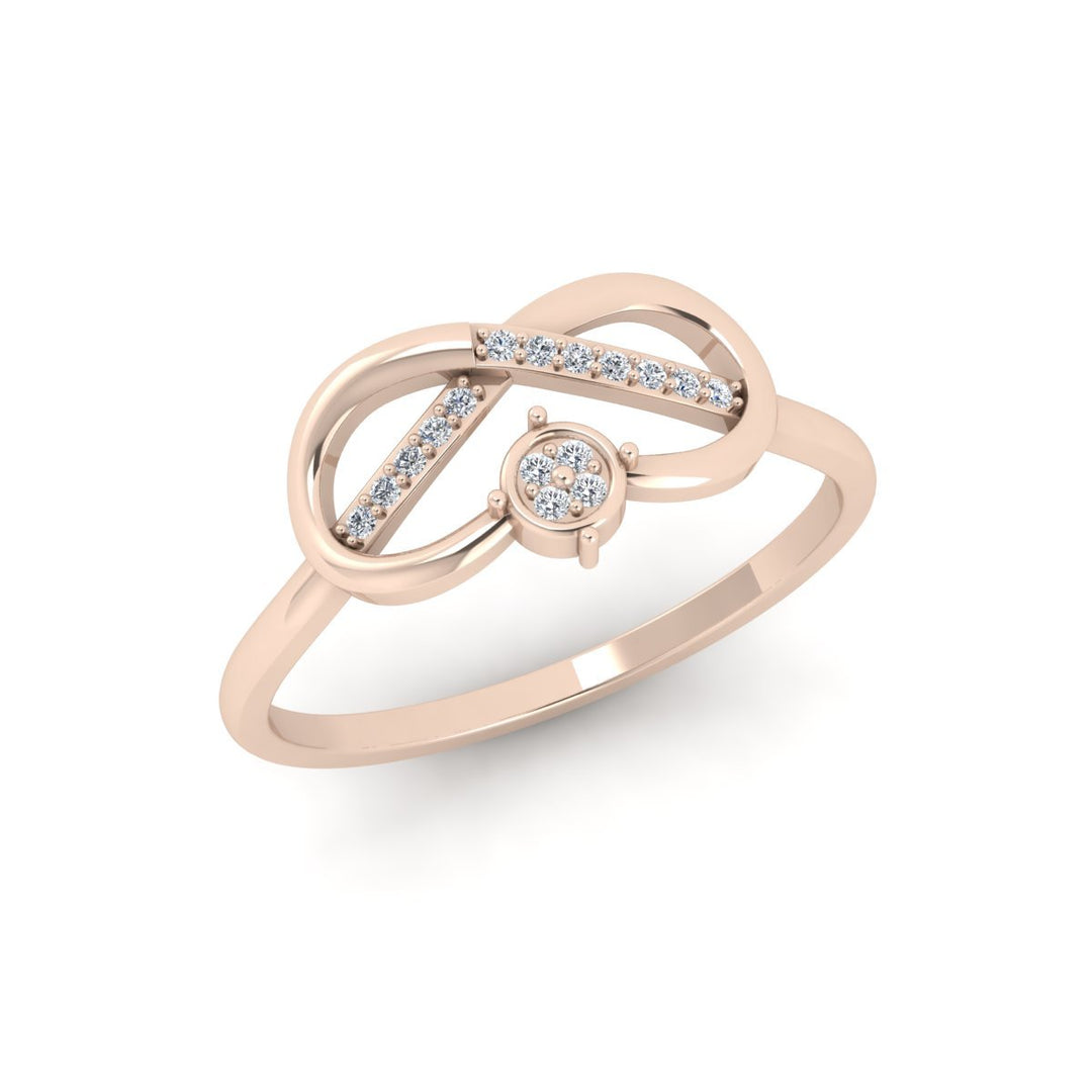 Fire Knot Diamond Ring