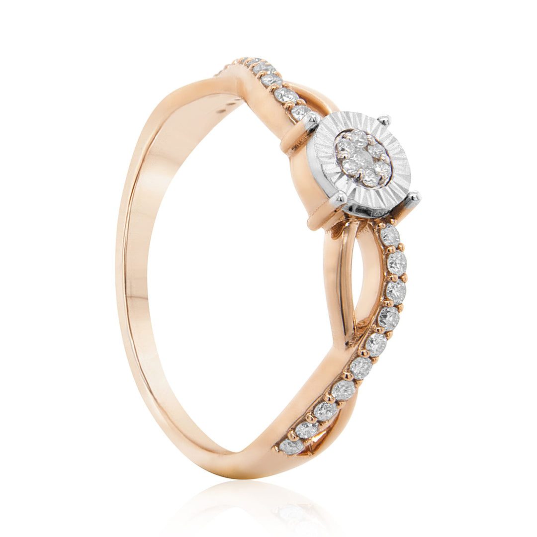 Chic Twirl Band Miracle Pate Ring