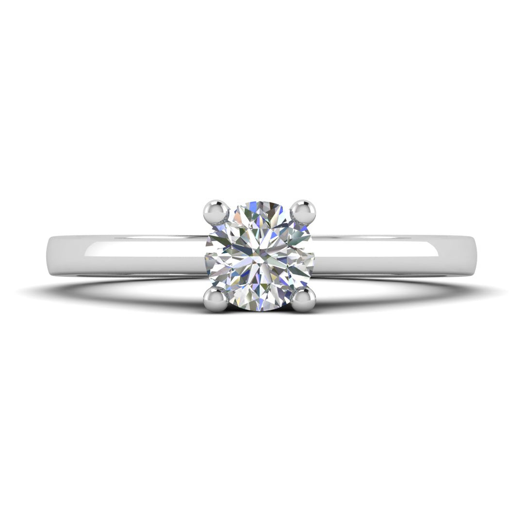 Dainty Solitaire Promise Diamond Rings