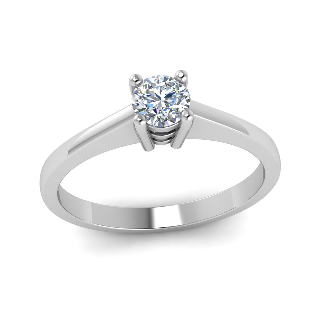 Dainty Solitaire Promise Diamond Rings