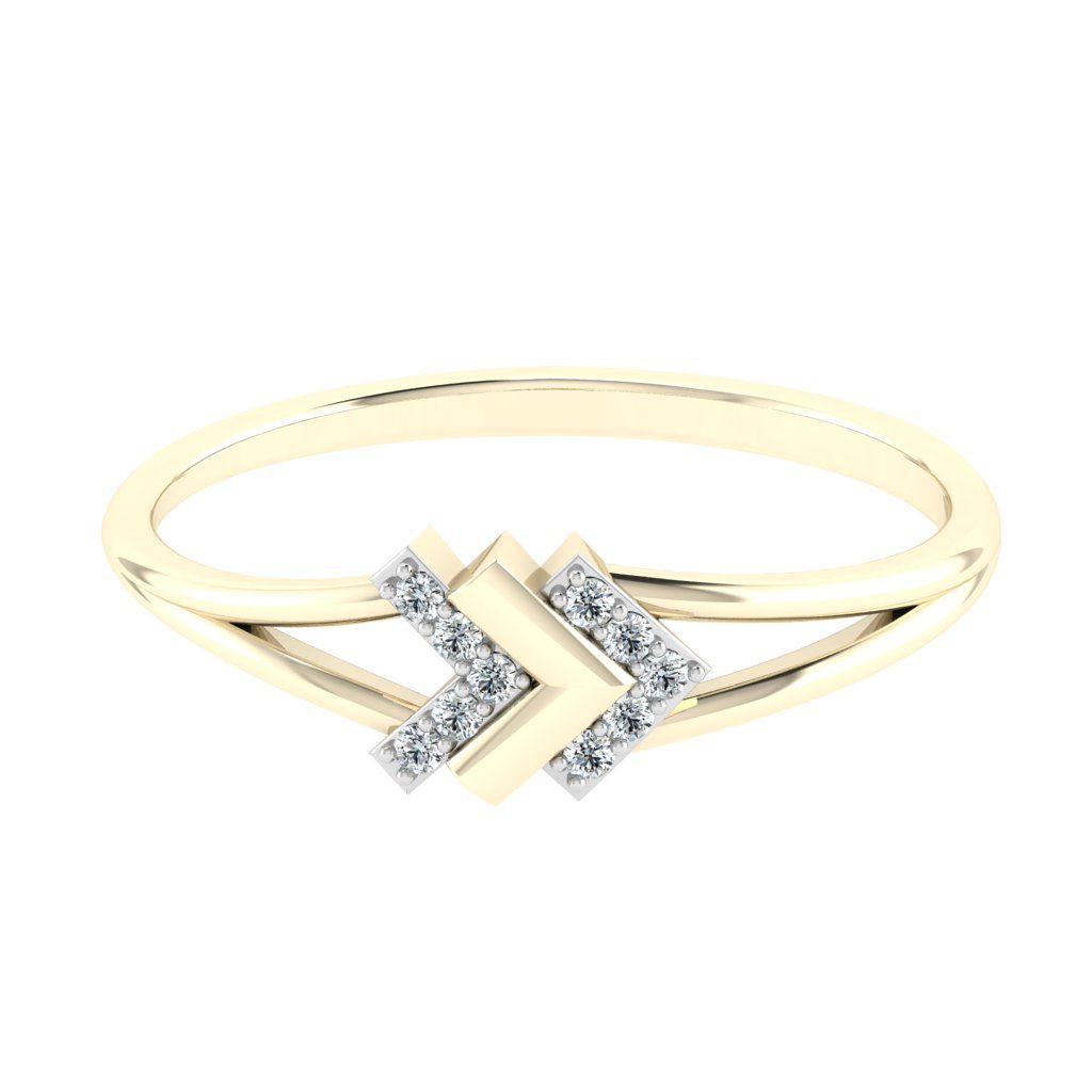 Cupid Arrow Diamond Ring