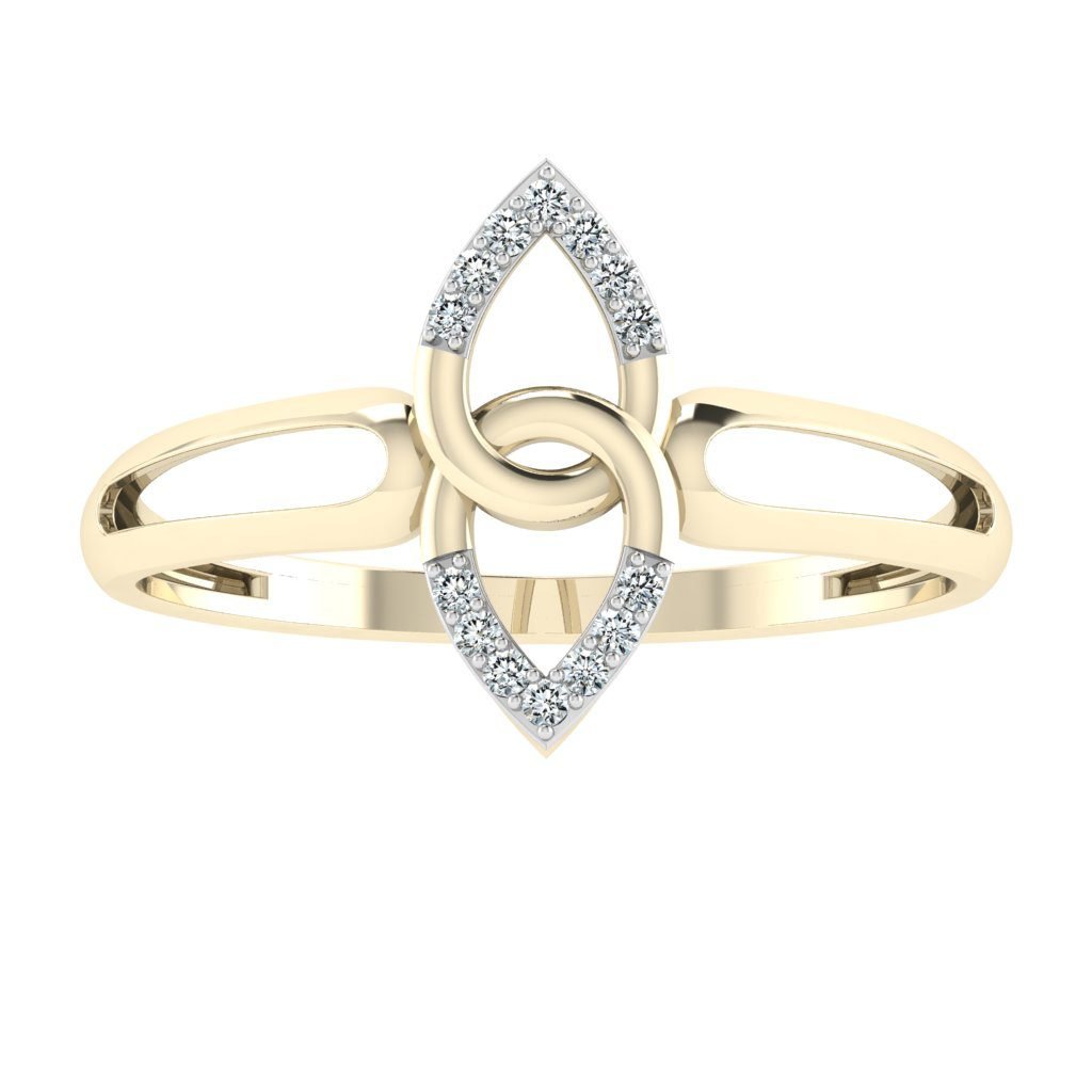 Designer Pear Diamond Ring