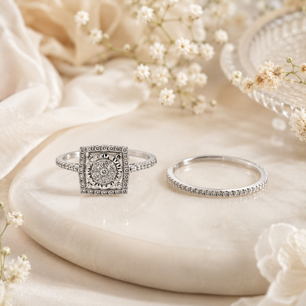Miracle Plate Diamond Ring