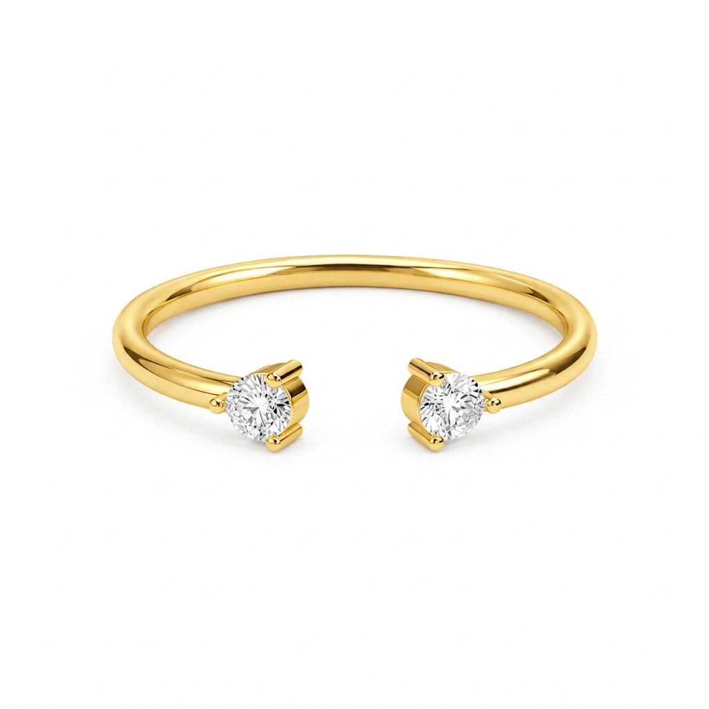 Minimalist Open Band Ring